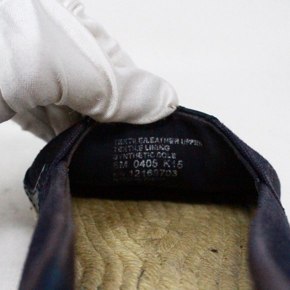 TORY BURCH #41505 Navy Lonnie Canvas Flat Espadrilles (US 8 EU 38) - Picture 6 of 9